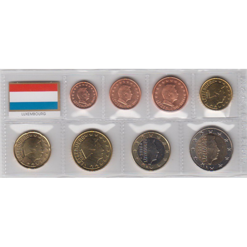 Tira euros Luxemburgo 2006