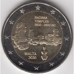 MONEDA 2€ MALTA 2020 TEMPLOS