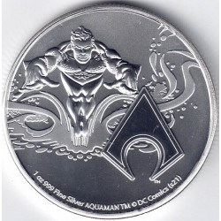 ONZA PLATA NIUE 2022-AQUAMAN