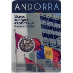 MONEDA 2€ ANDORRA 2023-ONU-